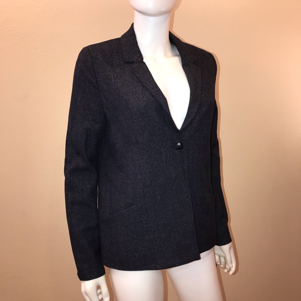 FRNCH Paris Dark Blue Blazer Jacket NEW Size Small Medium Career Office Chic